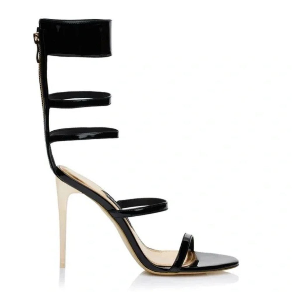 NEW Jessica Rich Women's Black Goddess Strappy Sandals 6.5 - 7